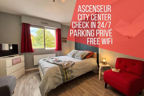 Chatel-Guyon Apartment | Ô repos - Studio - Parking - 1 lit - 2 pers