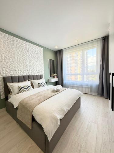 Almaty Apartment | Двухкомнатная квартира с дизайнерским интерьером и видом на горы