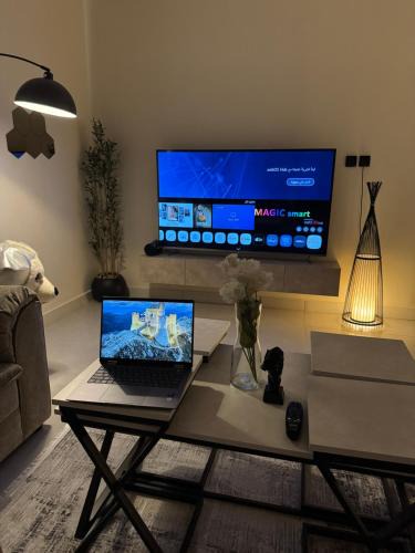 Jeddah Apartment | شقة بغرفتين نوم انيقه وصالة بتصميم عصري