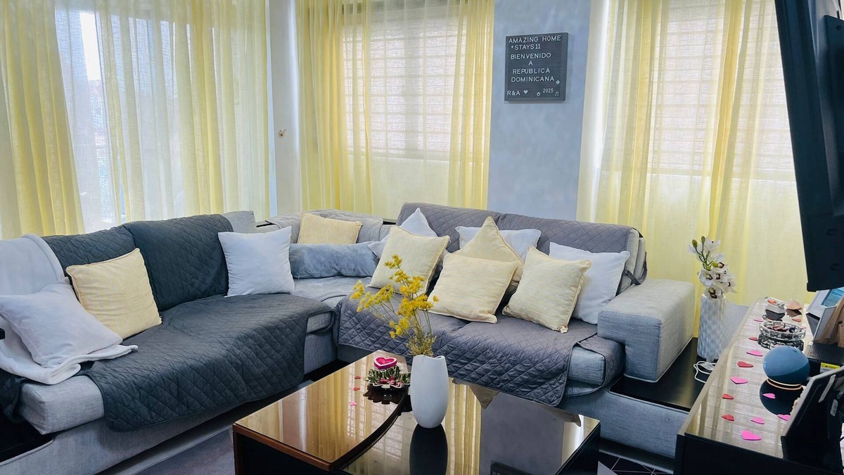 Ensanche Ozama Apartment | 🔑ꜱᴇʟꜰ-ᴄʜᴇᴄᴋɪɴɢ+ꜰᴀꜱᴛ-ɴᴇᴛ+ᴀʟᴇxᴀ+ꜱᴍᴀʀᴛ-tᴠ+ᴀ/ᴄ+ᴴᵒᵗʷᵃᵗᵉʳ🚿