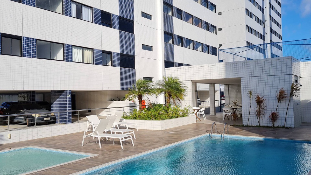 Feitosa Apartment | 02 bedroom apartment with garage and swimming pool