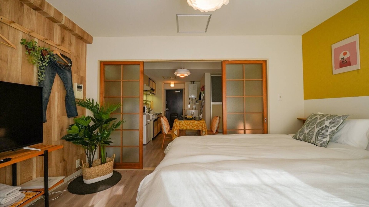 Susukino Apartment | 0605 Susukino Quiet street 1 minute walk from 24/Sapporo Hokkaidō