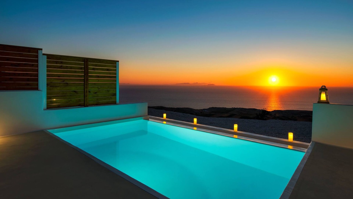 Vourvoulos House | 1 BD Grande Suite with Private Pool & Sea View - Siete Mares Luxury Suites