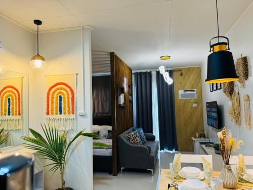 Puerto Princesa City Centre Apartment | 1 Bedroom Suite Condo with Balcony, Swimming Pool and Gym