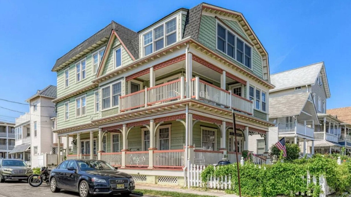 Ocean Grove House | 1 Block from Beach with Ocean Views from Two Levels of Wraparound Porches