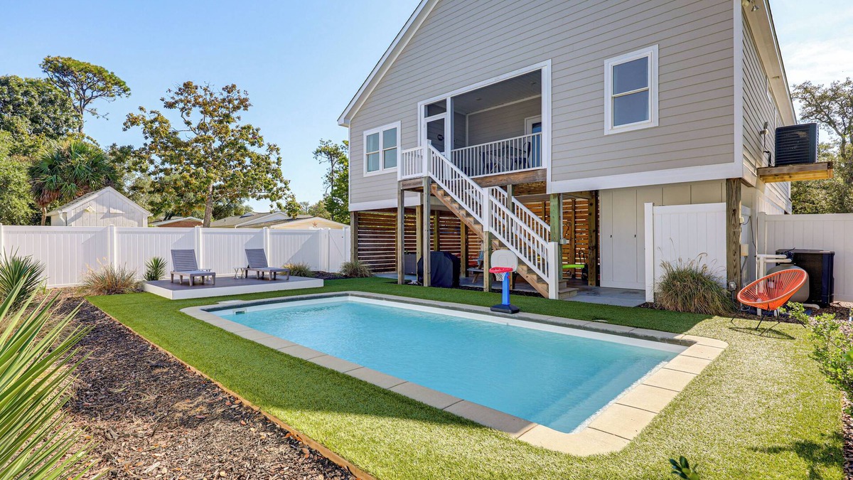 Tranquil Harbour House | < 1 Mi to Beach: Home w/Pool in Oak Island!