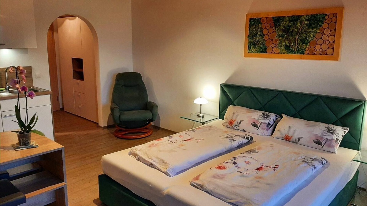 Frauenau Apartment | 1-room apartment (30 sqm) with west-facing balcony and free WiFi