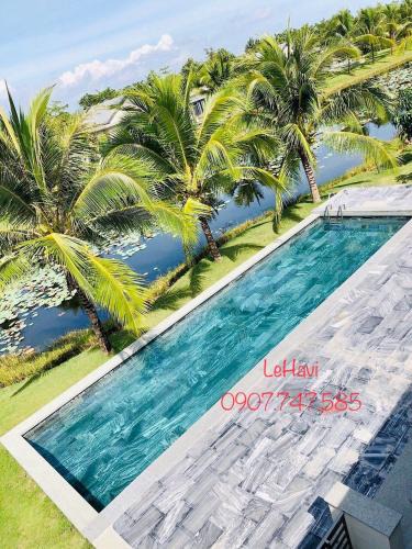 Phuoc Thuan Villa | 10 Biệt thự Cao cấp View Hồ 350m2 BBQ hồ bơi sân vườn gần cầu ra biển