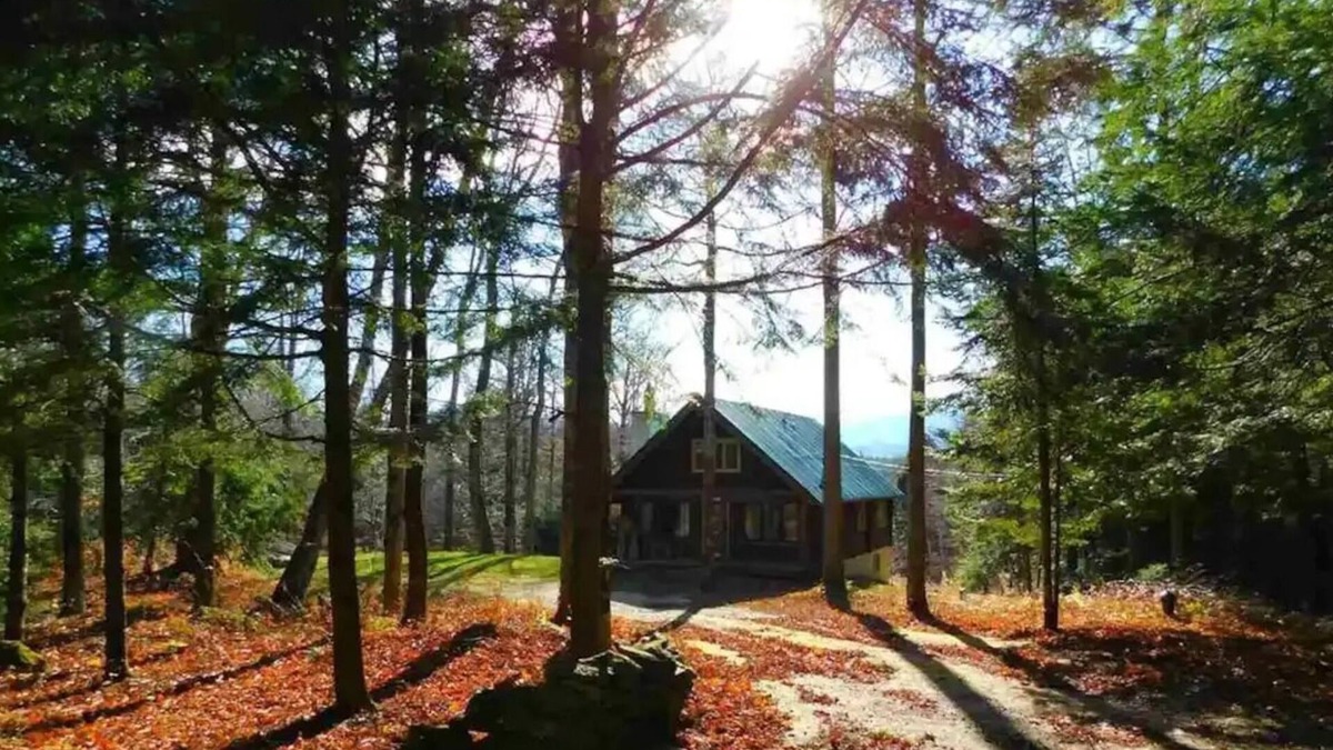 South Londonderry Ski Chalet | 10 min from Stratton! Log Cabin w/Beautiful Views
