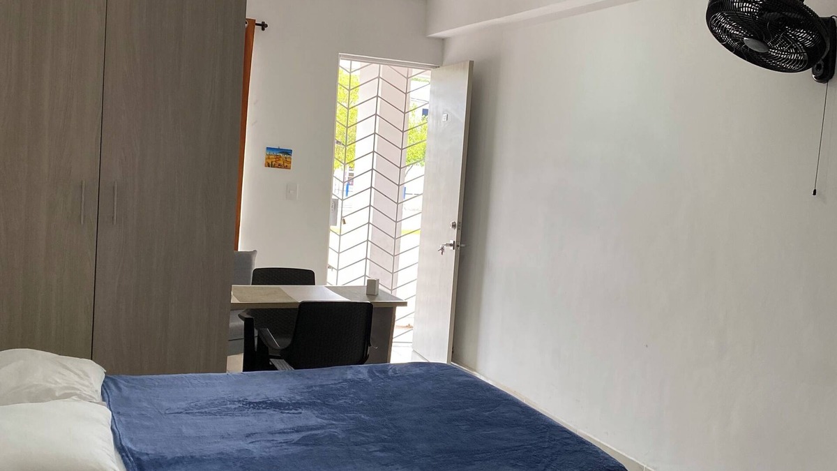 Riohacha Apartment | 10 minutes walking to the beach! Couple sized apartment with a living room.