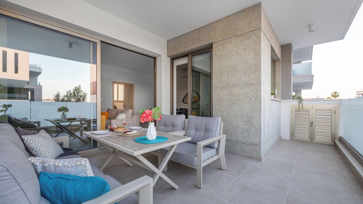 Agios Athanasios Apartment | 102 Mulberry Court- Bright with Large Terrace