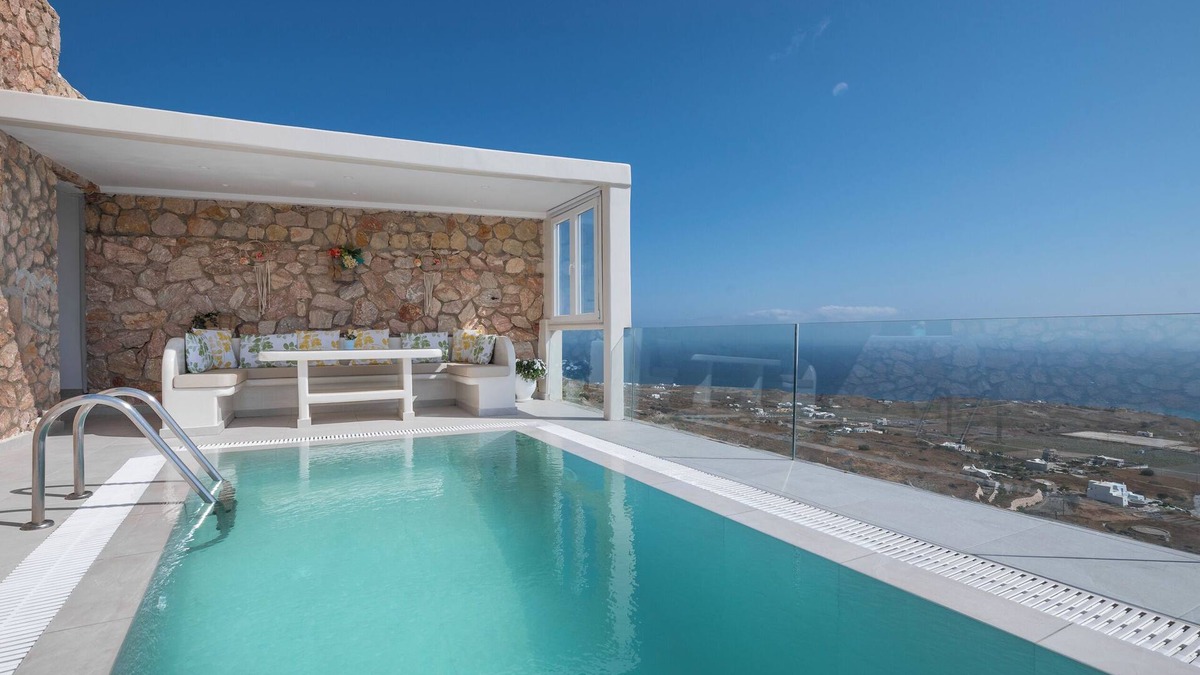 Vourvoulos Villa | 103. Superior Villa, Private Pool, Aegean Sea View