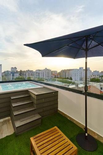 Evaristo Morales Apartment | 10ThFloor Penthouse With JACUZZi 6 Guest, Family Ambient
