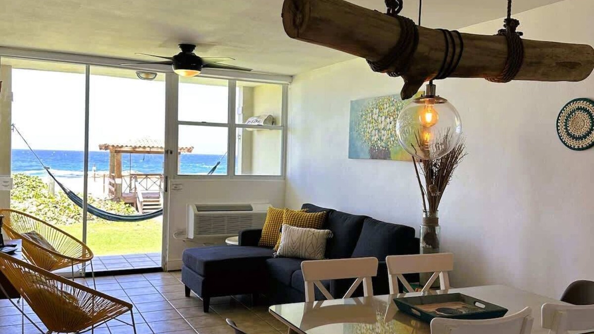 Bajura Condo | #12 First floor 2br, 2ba Beachfront Apt @ Jobos