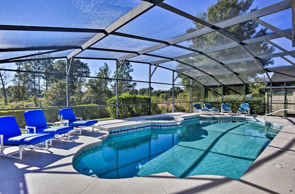 Orange Tree House | 12 Mi to Disney Home with Pool and Spa in Clermont