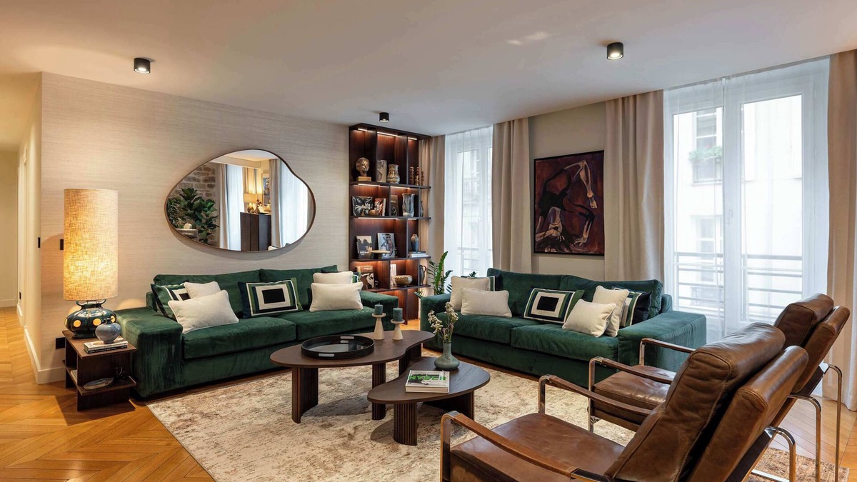 Porte-Saint-Martin Apartment | 130m² Design Flat – Haut Marais, A/C & 4 Bedrooms
