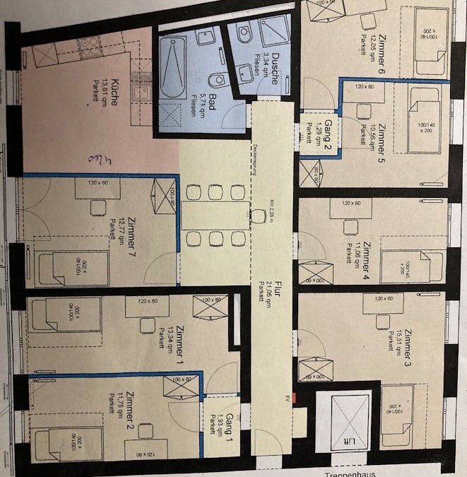 Untergiesing Resort | 135 m² Private room ∙ 1 bedroom ∙ 7 guests
