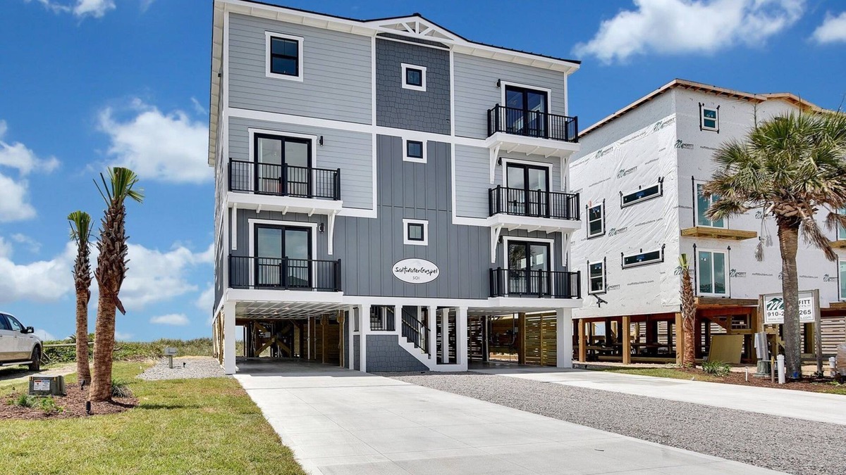 Yaupon Beach House | 13BR Oceanfront-BRAND NEW, Elevated Pool, Elevator, Hot Tub-Sleeps39