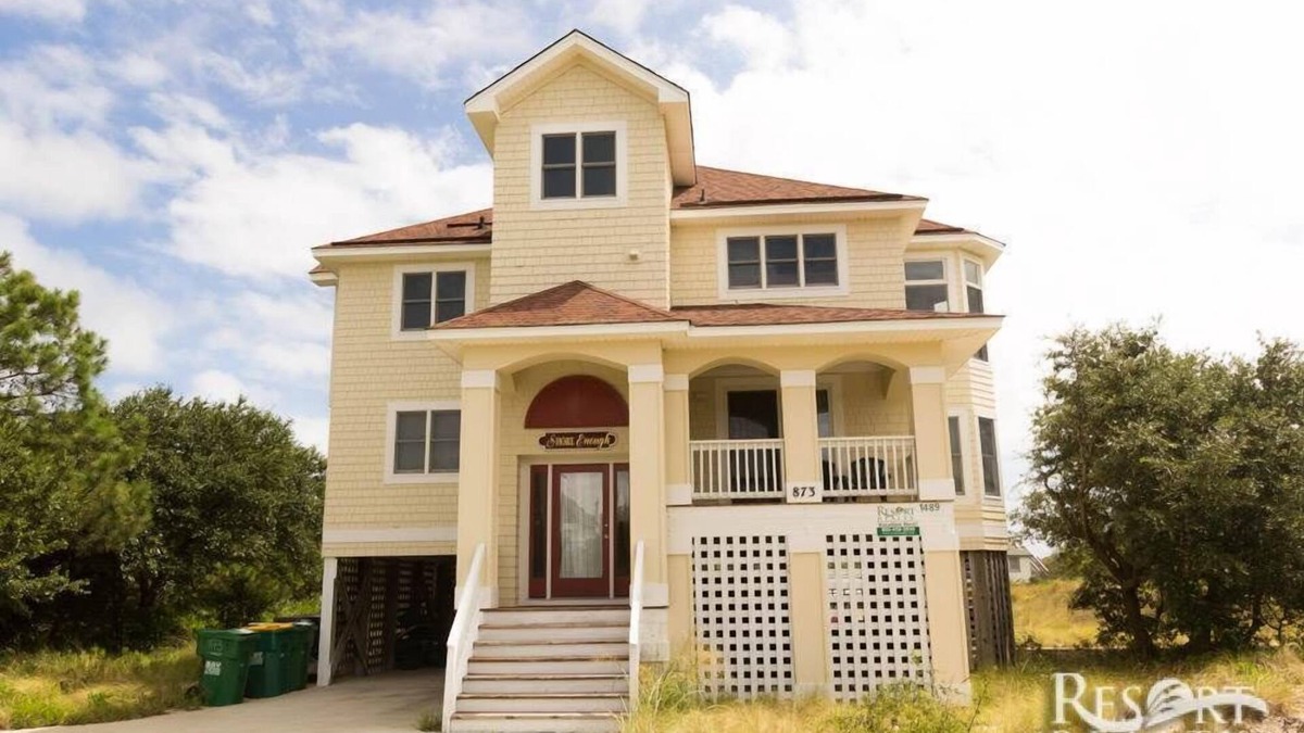 Whalehead Beach House | 1489 - Shore Enough, a spacious 4-bed, 3.5-bath home in Corolla, NC, private pool,12 guests.