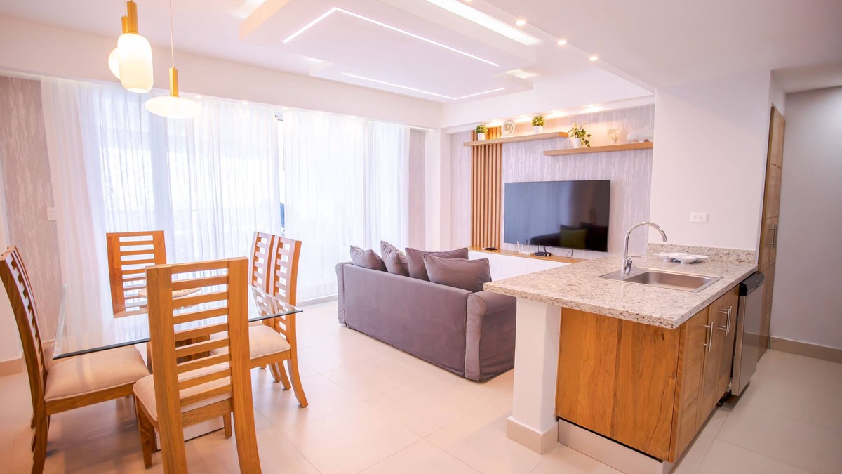 Juan Dolio - El Pueblo Apartment | 14th Floor Modern Ocean, Beach & Pool View Apartment in Juan Dolio
