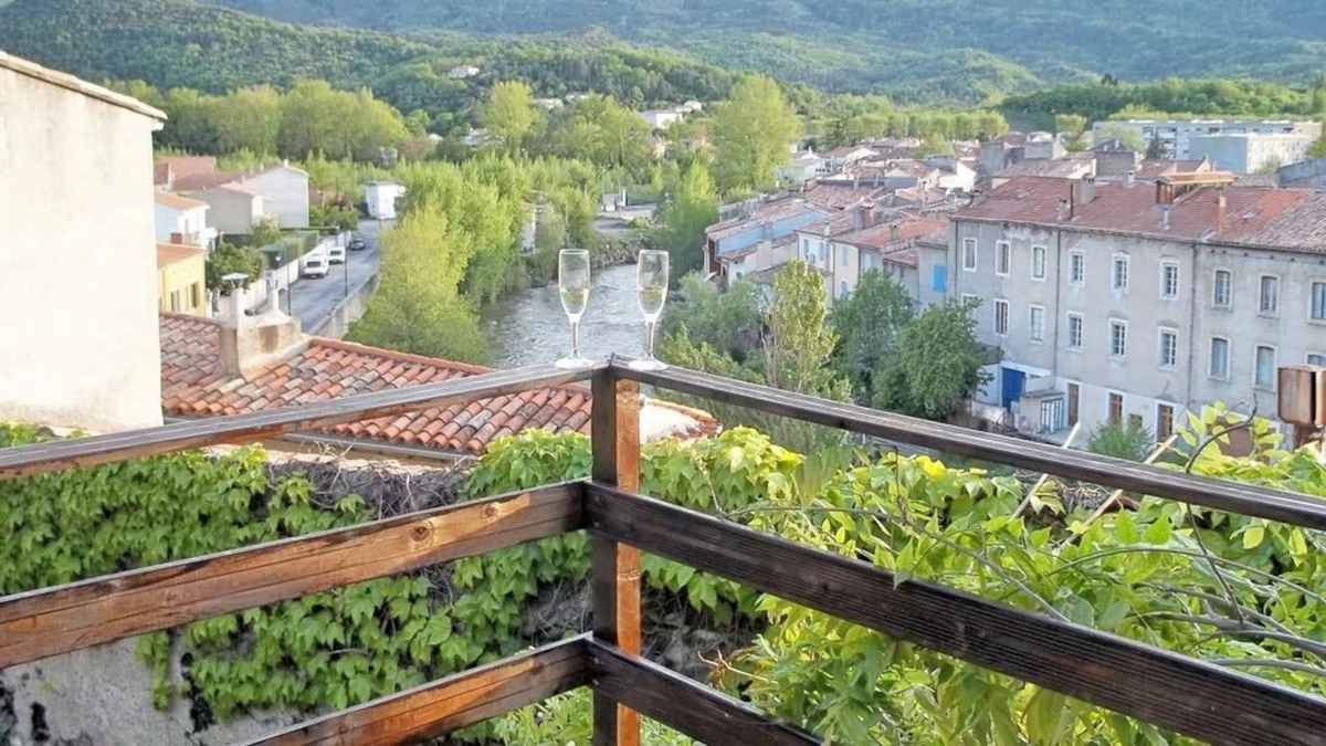 Quillan Cottage | 15thc Oak Beamed Cottage with stunning views of Old Town, River Aude & Pyrenees