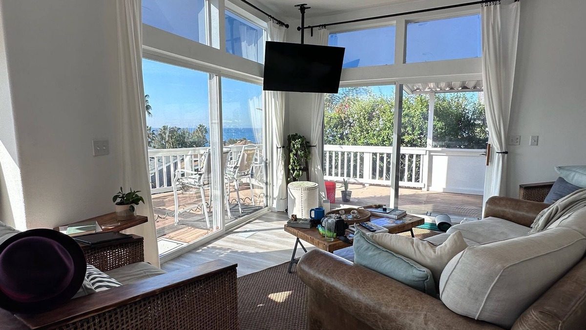 Laguna Terrace Park House | 180 deck sit down Ocean view house with pool access in tranquil Laguna Beach