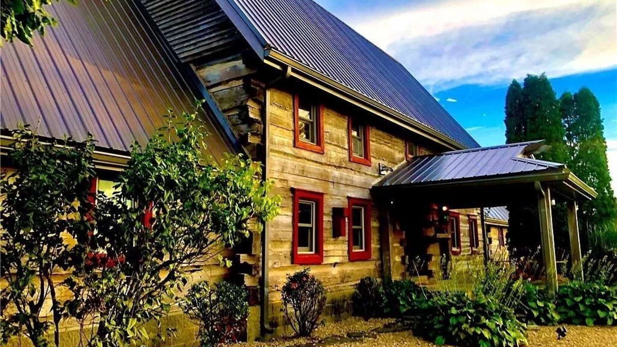 Greensburg Cabin | ⁕1866 Antique Hand Hewn 3 Story Log Cabin⁕