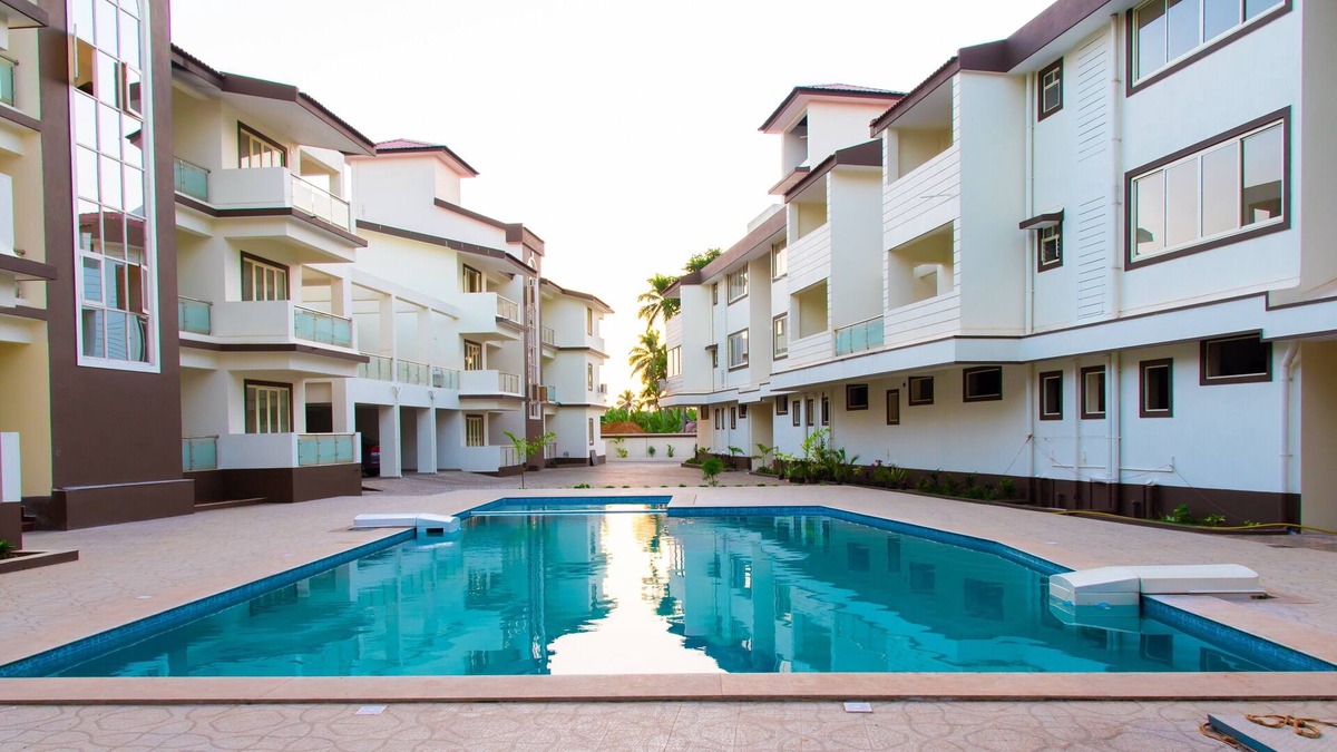Varca Apartment | 1BHK apartment with swimming pool close to Beach