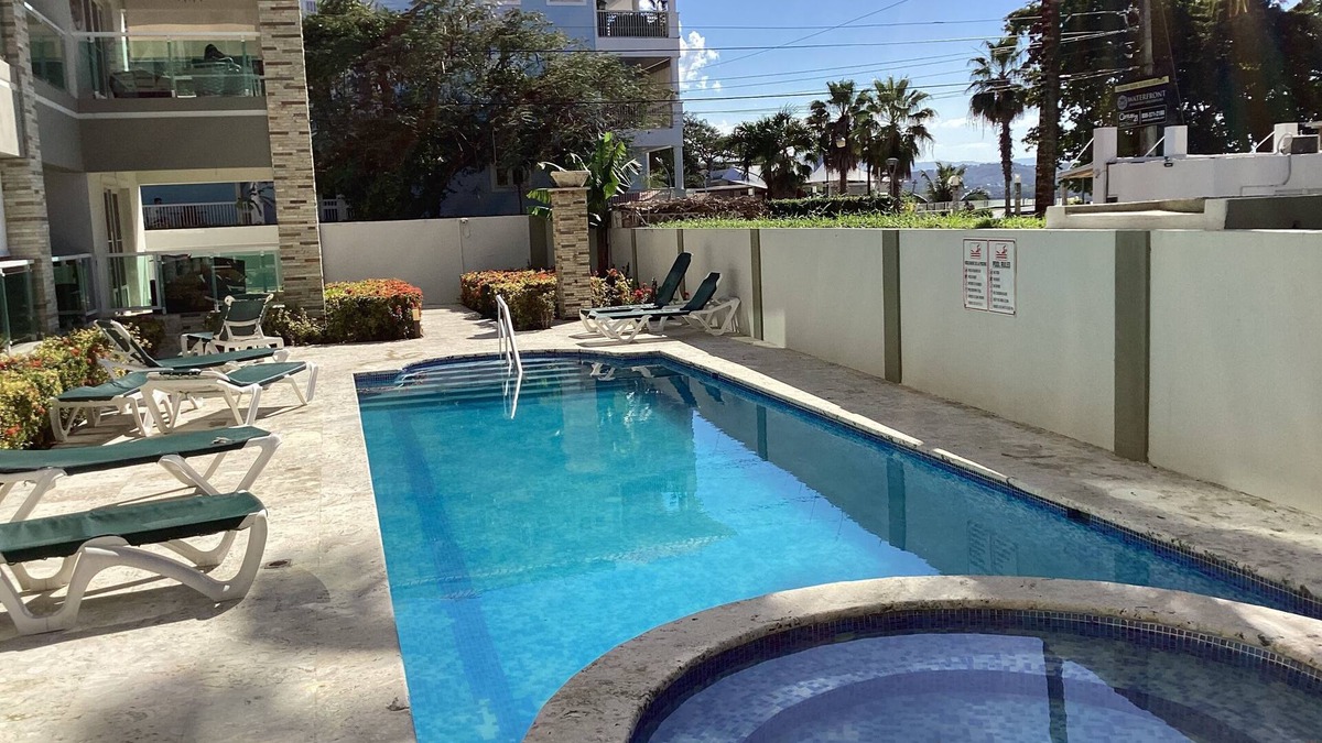 El Batey Condo | 1br/2ba Oceanfront Poolside NEW Hill Top Condos Playa Alisha Beach