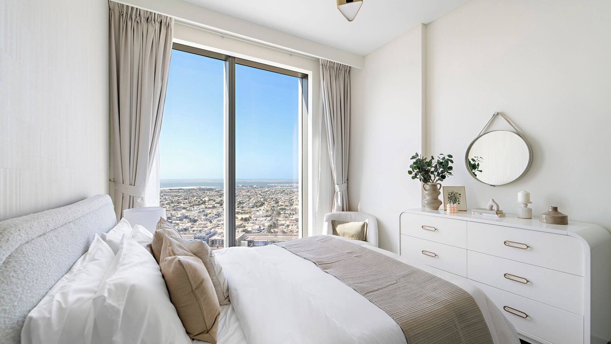 Madinat Zayed Apartment | 1BR 3802 Forte Tower 2