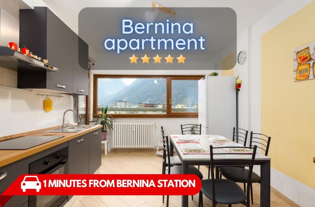 Tirano Apartment | 1min from Bernina Express - Mountain View - AC - WiFi