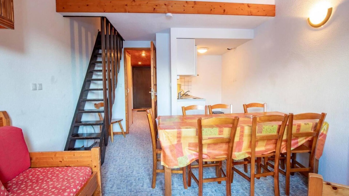 Villarodin-Bourget Apartment | 1st floor, balcony, tv, ski locker, 35m², La Norma