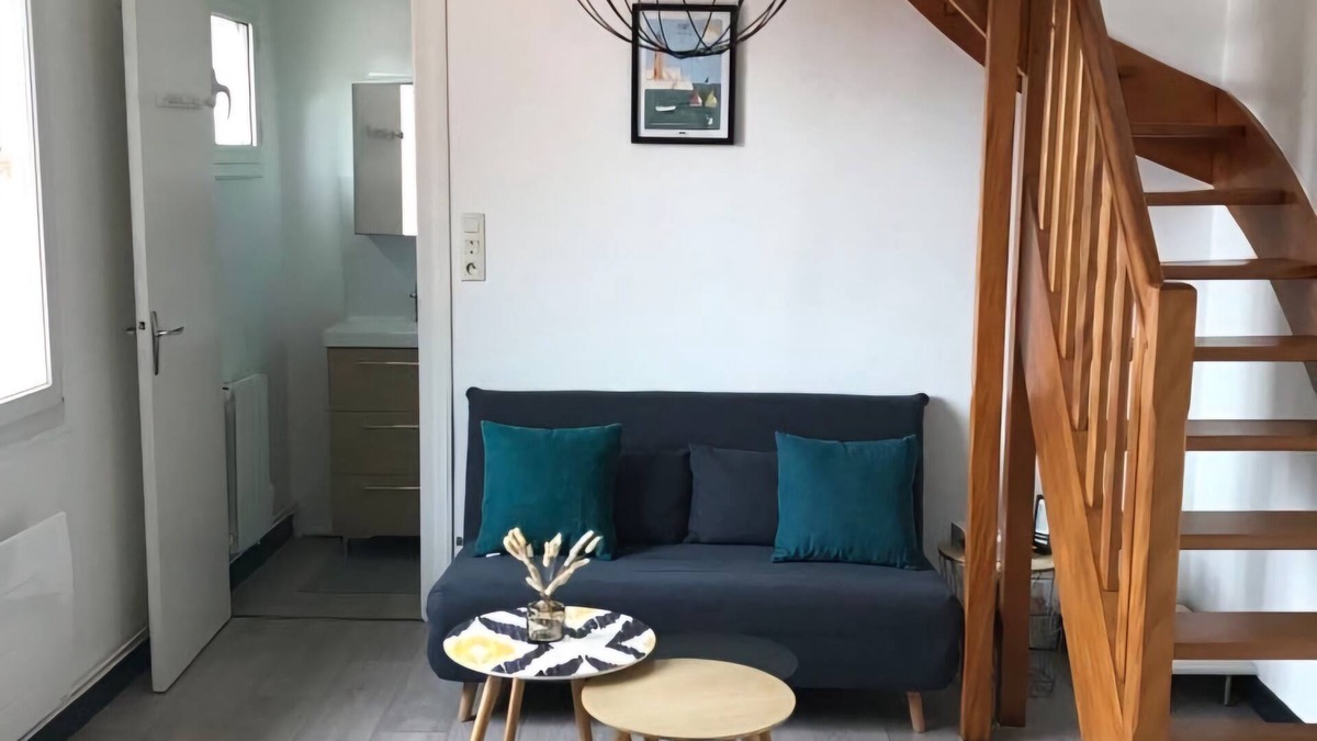 Binic Apartment | 2/3-person duplex on the waterfront (50m from the beach)