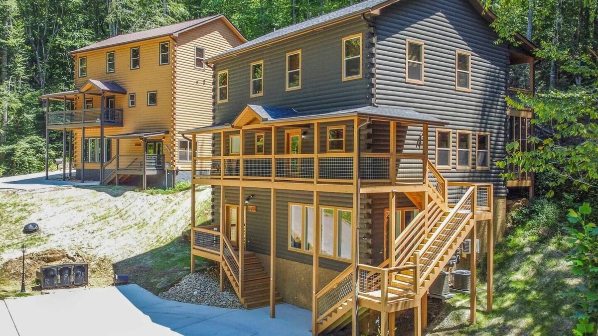 Sevierville Cabin | 2 5BR/6BA Cabins. Private pool, game room, theater