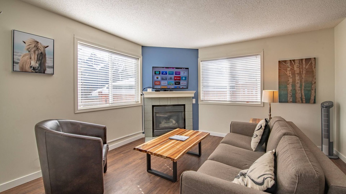 Harvie Heights Condo | 2 Bedroom/Bathroom Lodge in Rockies/Fireplace/Hot Tub/BBQ