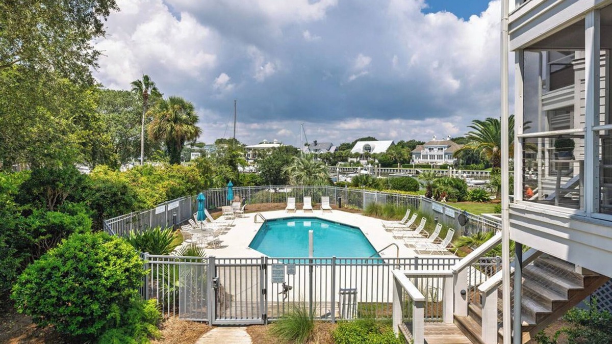 Isle of Palms Condo | 2 Bedroom with community pool and marina views