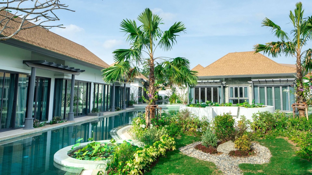 Chalong Resort | 2-bedrooms pool access in beautiful residential area with fitness room, AC