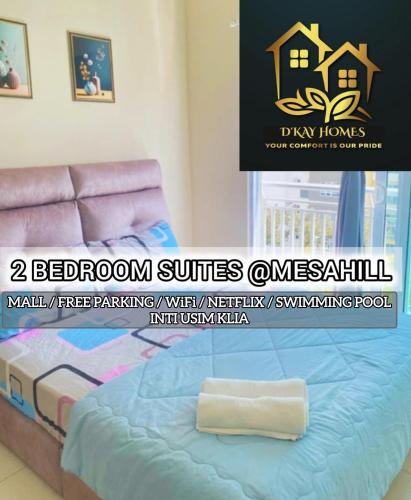 Nilai Apartment | 2 Bedrooms Suites at Mesahill Nilai with Mall by D'KAY HOMES, near USIM KLIA