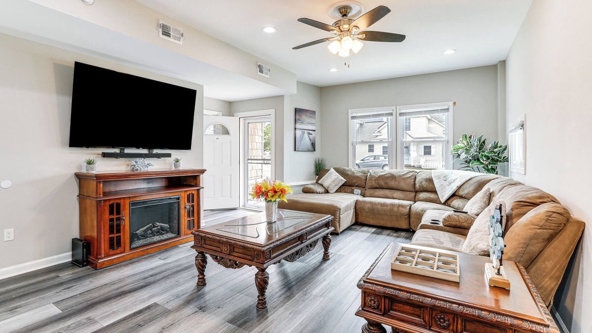 Ocean Gate Apartment | 2 Blocks to Beach: Apt w/Grill in Ocean Gate!