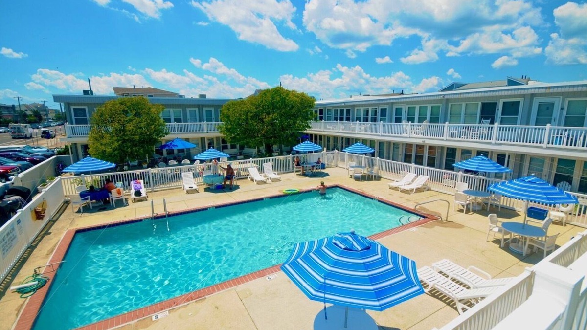 Brigantine Condo | 2 BR 2 Bath Condo W/Pool Across from Beautiful Beach!