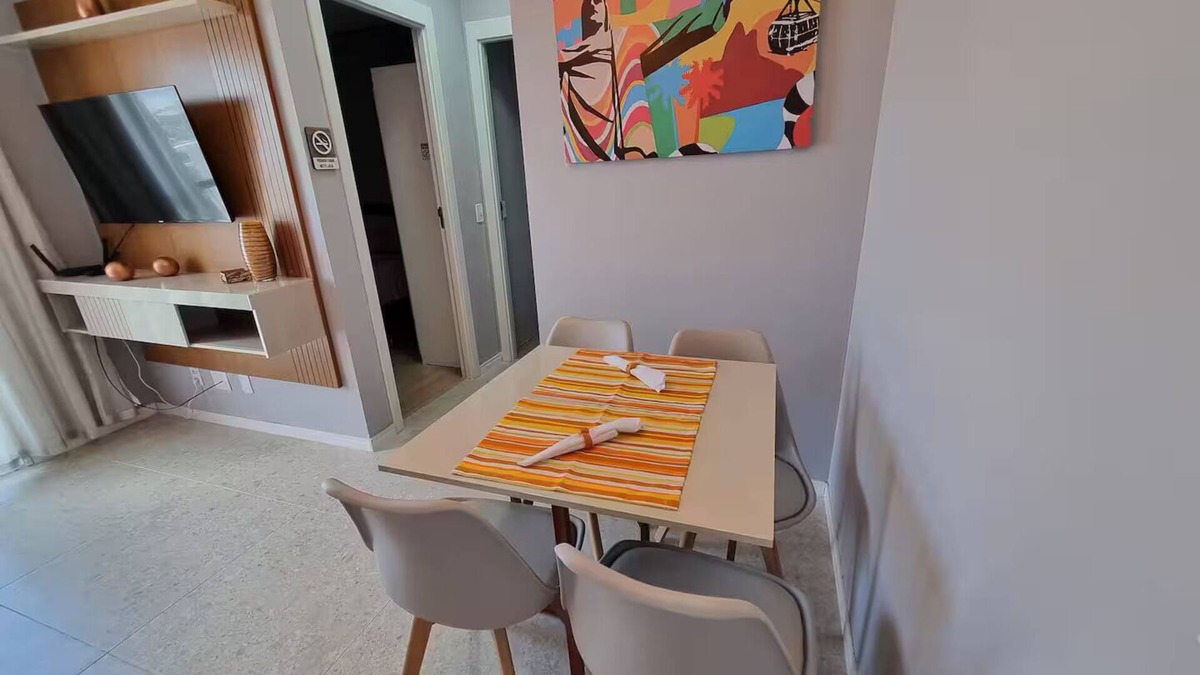 Santo Cristo Apartment | 2 bedroom apartment, air conditioning, complete, 10 km from Copacabana, in the Tourist Area Center