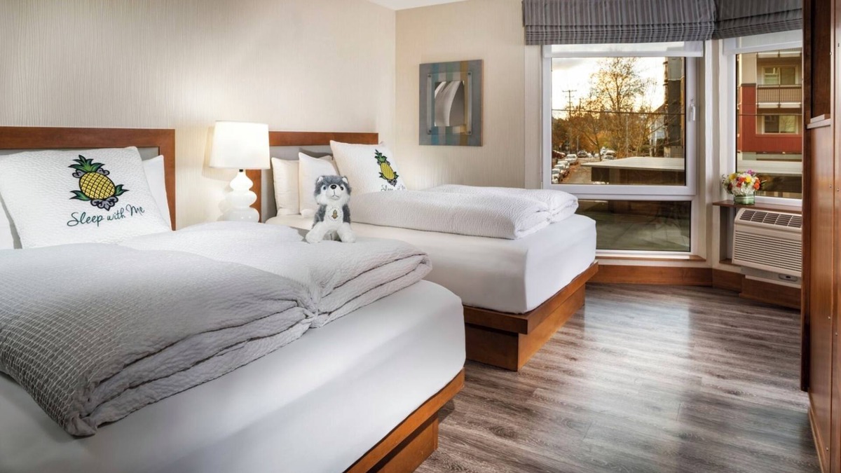 University District Hotel | 2 Comfortable Rooms w/Concrete and Wood Accents, Near UW Campus