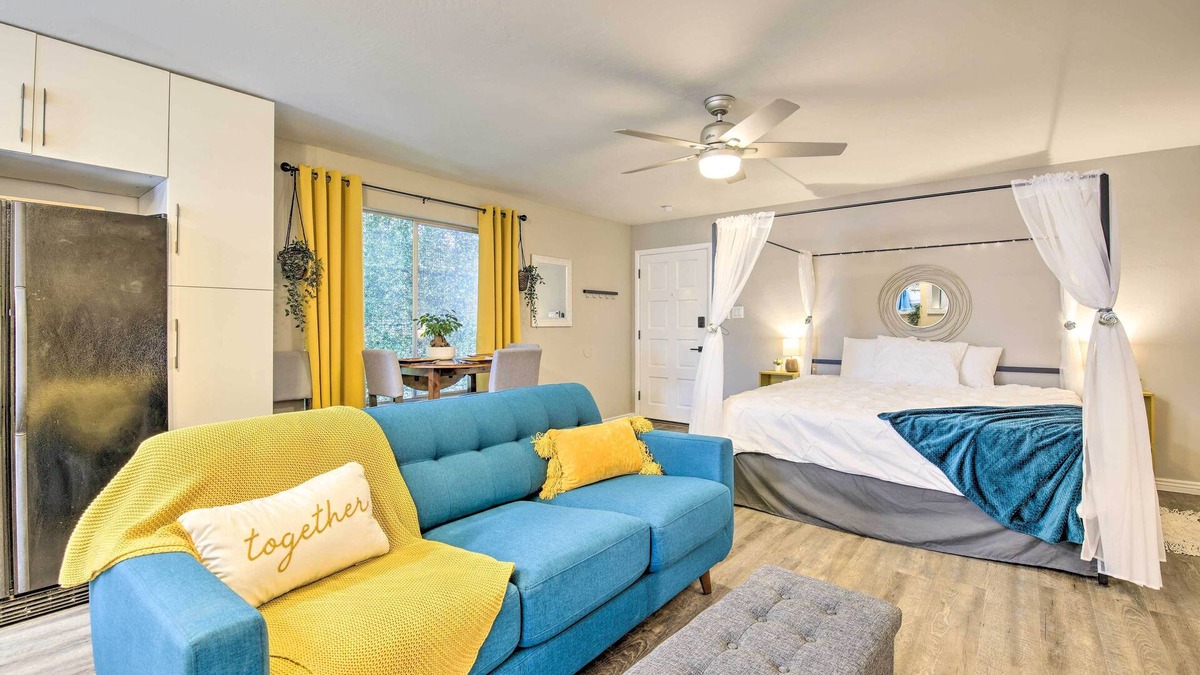 Tempe Apartment | 2 Mi to ASU: Studio w/Private Hot Tub in Tempe