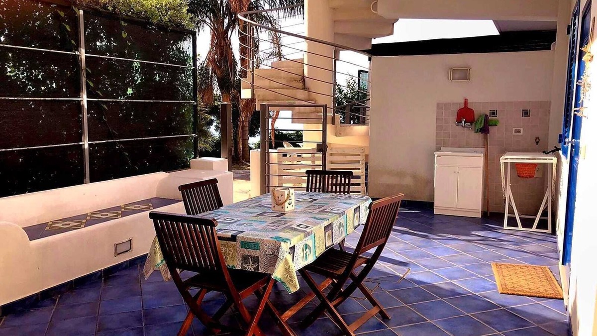 Capo d'Orlando Apartment | 2-room apartment garden side with big terrace only 3 min from the beach