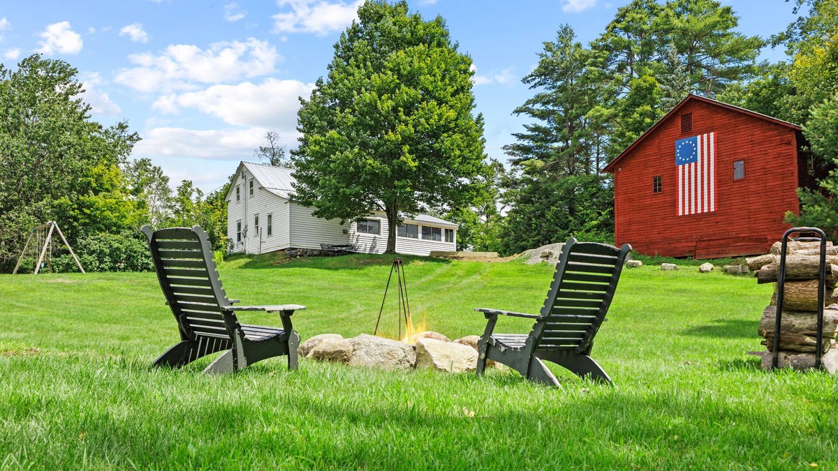 Chestertown House | 2-Story Home w/Pond Views, Gas Grill, Fire Pit, Washer/Dryer, and Partial A/C