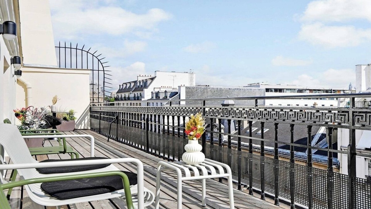 Madeleine Apartment | 200m2 Madeleine Terrace Top Floor Duplex Magical Moments Under The Parisian Sky
