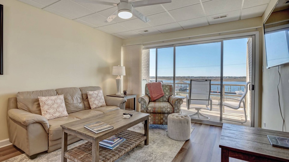 South End Condo | 202 Banks Channel - Beautifully updated condo w/sound front views. Sleeps 4.