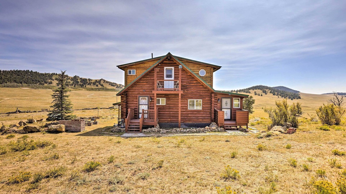 Como Cabin | 22STR-00360 Fairplay Cabin w/Fire Pit, Mtn Views!