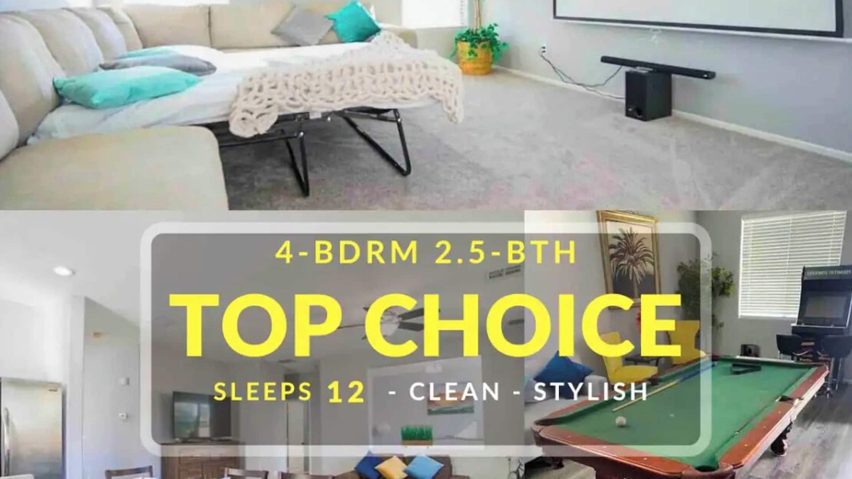North Las Vegas House | 🎁2400sf🏠4BR/3BR🛀6beds🛌,15min Downtown/Strip,Home Theater,Games,BBQ and moree!