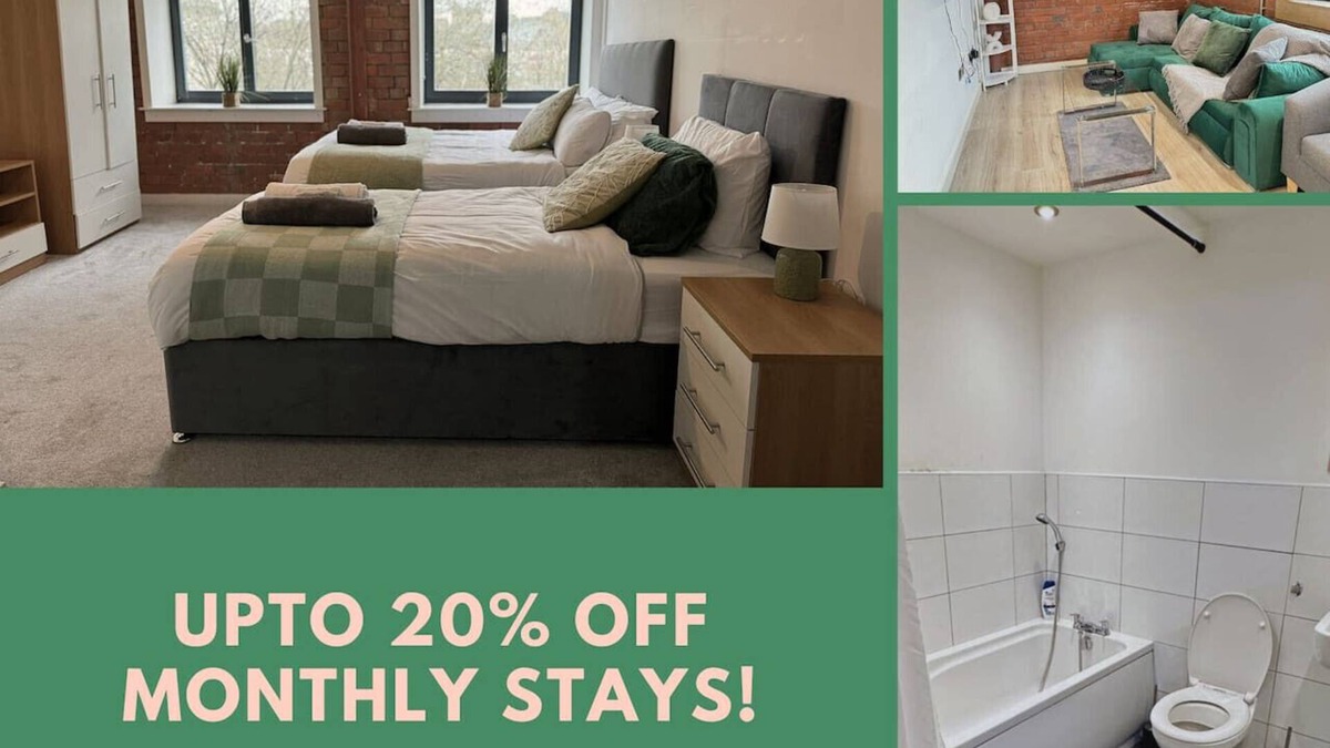 Bradford Apartment | 25% OFF | Cosy 2-Bed Apartment in Central Bradford